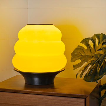 Honey Pot Minimalist Classic Plant-Based PLA 3D Printed Dimmable LED Table Lamp - JONATHAN Y